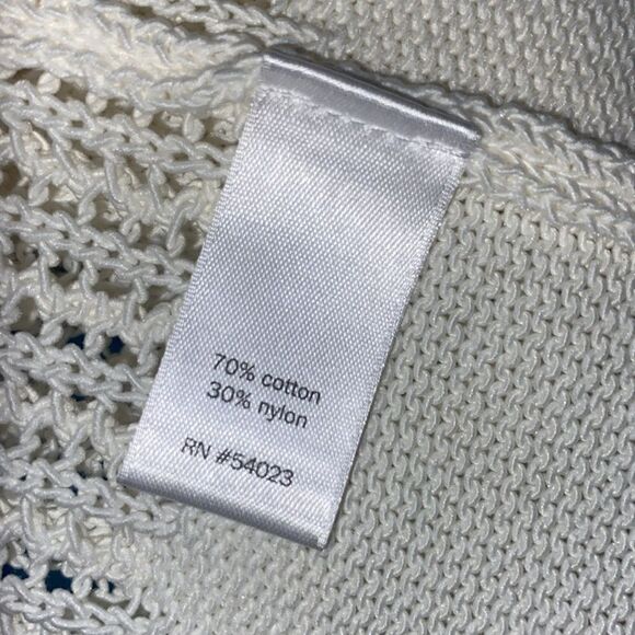 Derek Lam IO C Athleta Wm’s Sz Sm White Park Avenue Open Front Cardigan Sweater - Picture 5 of 5